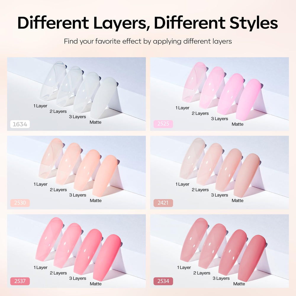Modelones long-lasting wear with chip-free shine.