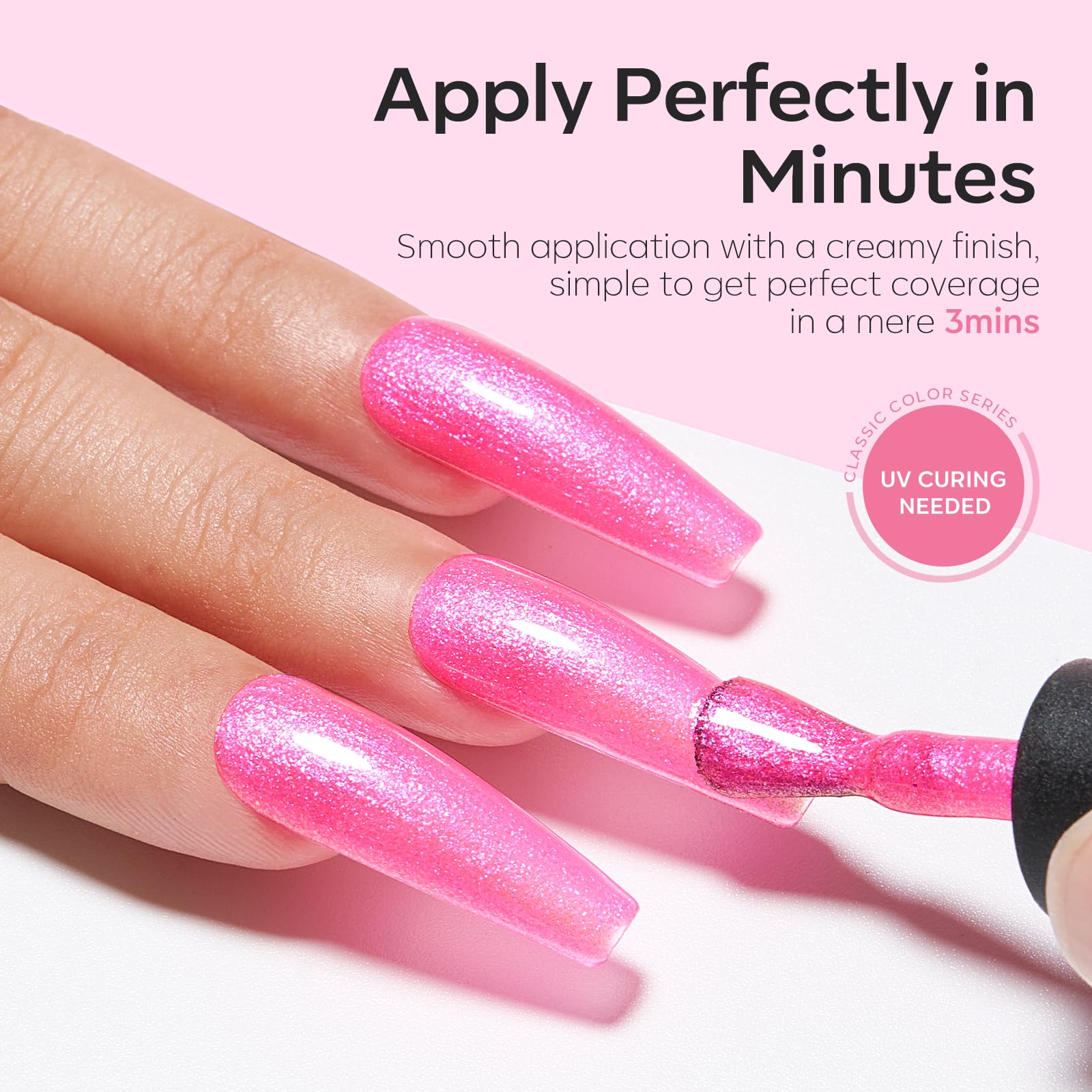 Modelones long-lasting shine up to 28 days with proper application.