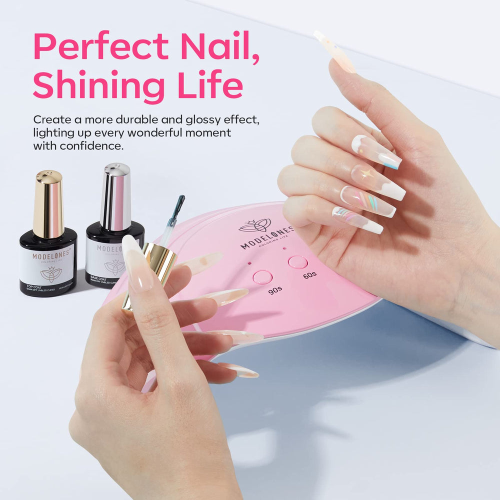 Modelones durable UV lamp designed for long-lasting home manicures.