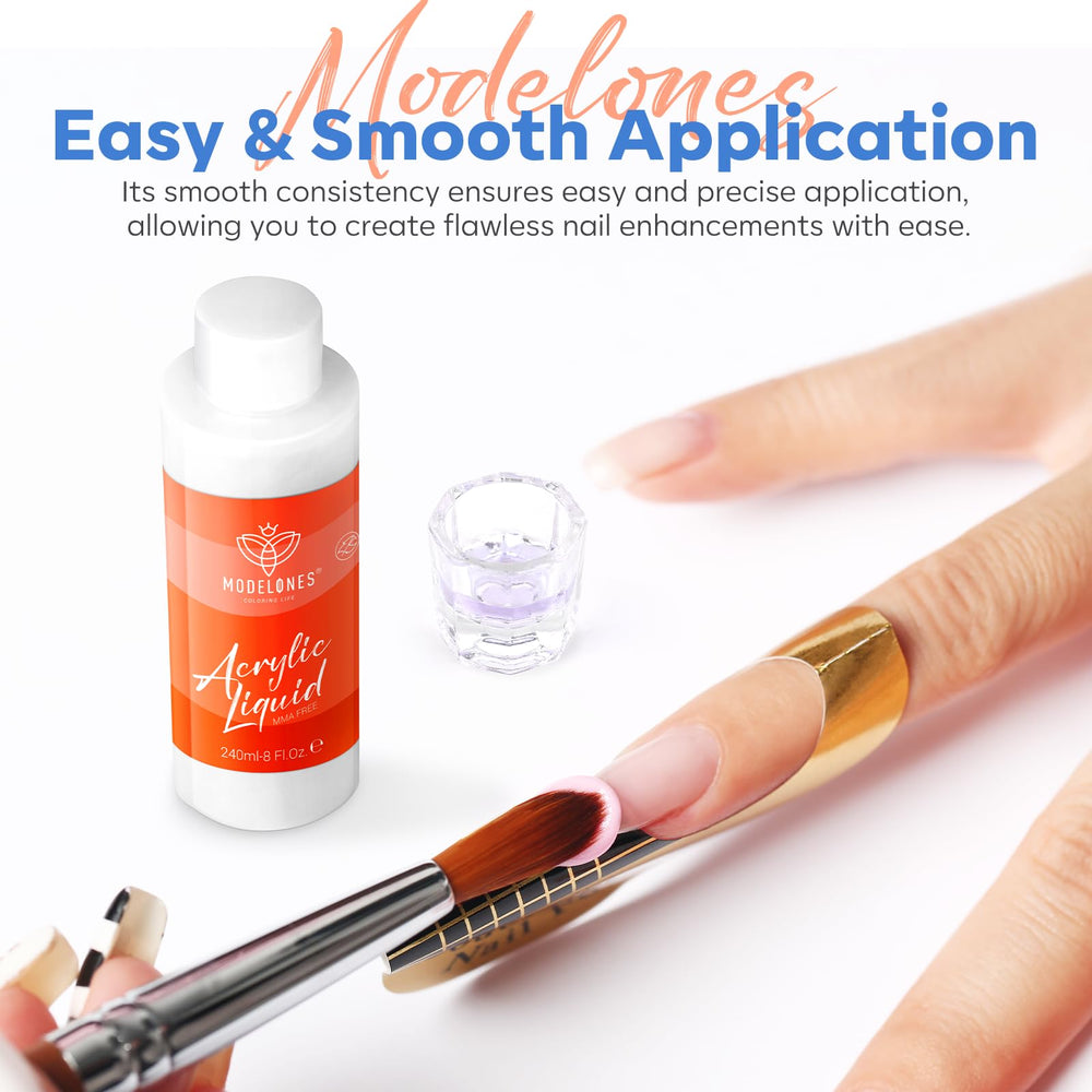 Modelones low-odor profile supports relaxed DIY nail sessions.