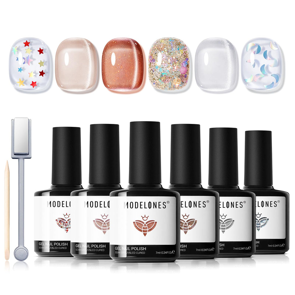 Modelones magnet enables cat eye effect on nails