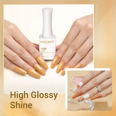 Modelones matte top coat bottle delivers a durable matte finish.