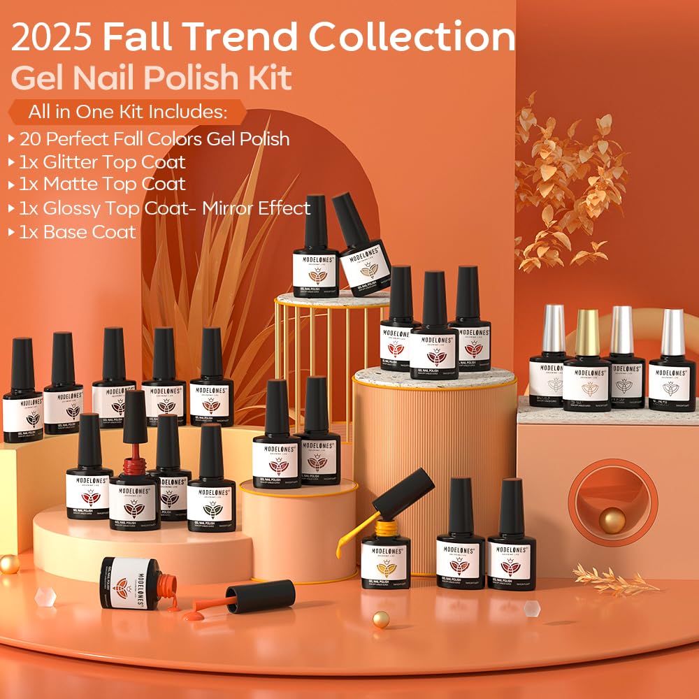 Modelones matte top coat creates chic velvety matte looks.