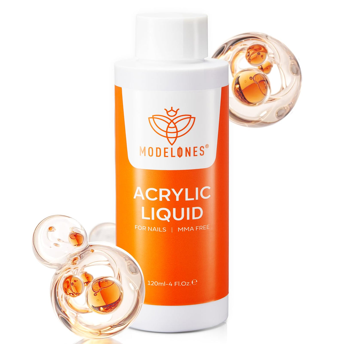 Modelones monomer liquid 120ml bottle for at-home acrylic nails.