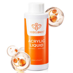 Modelones monomer liquid 120ml bottle for at-home acrylic nails.