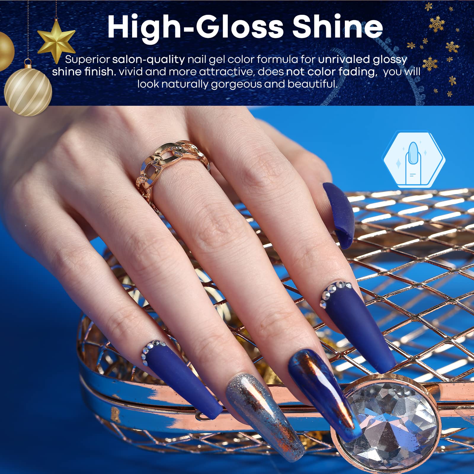 Modelones nail-art brush tool set for precise designs