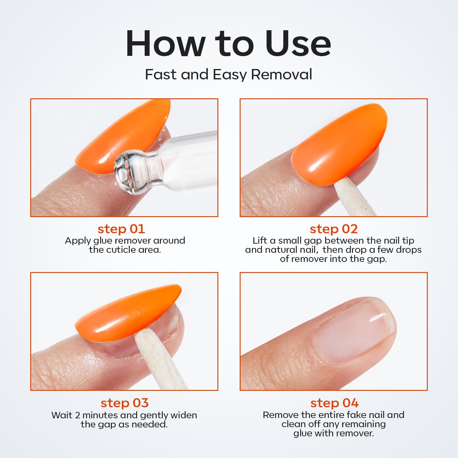 Modelones nail art rhinestones removal use case with safe finish