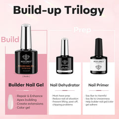 Modelones nail dehydrator 10ml prepares nails for lasting adhesion.