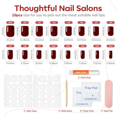 Modelones nail glue and adhesive tabs for durable, reusable wear.