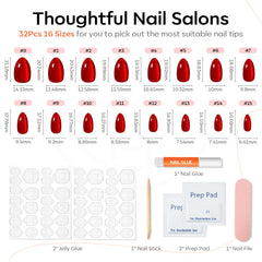Modelones nail glue and jelly adhesive tabs for secure, salon-grade wear.