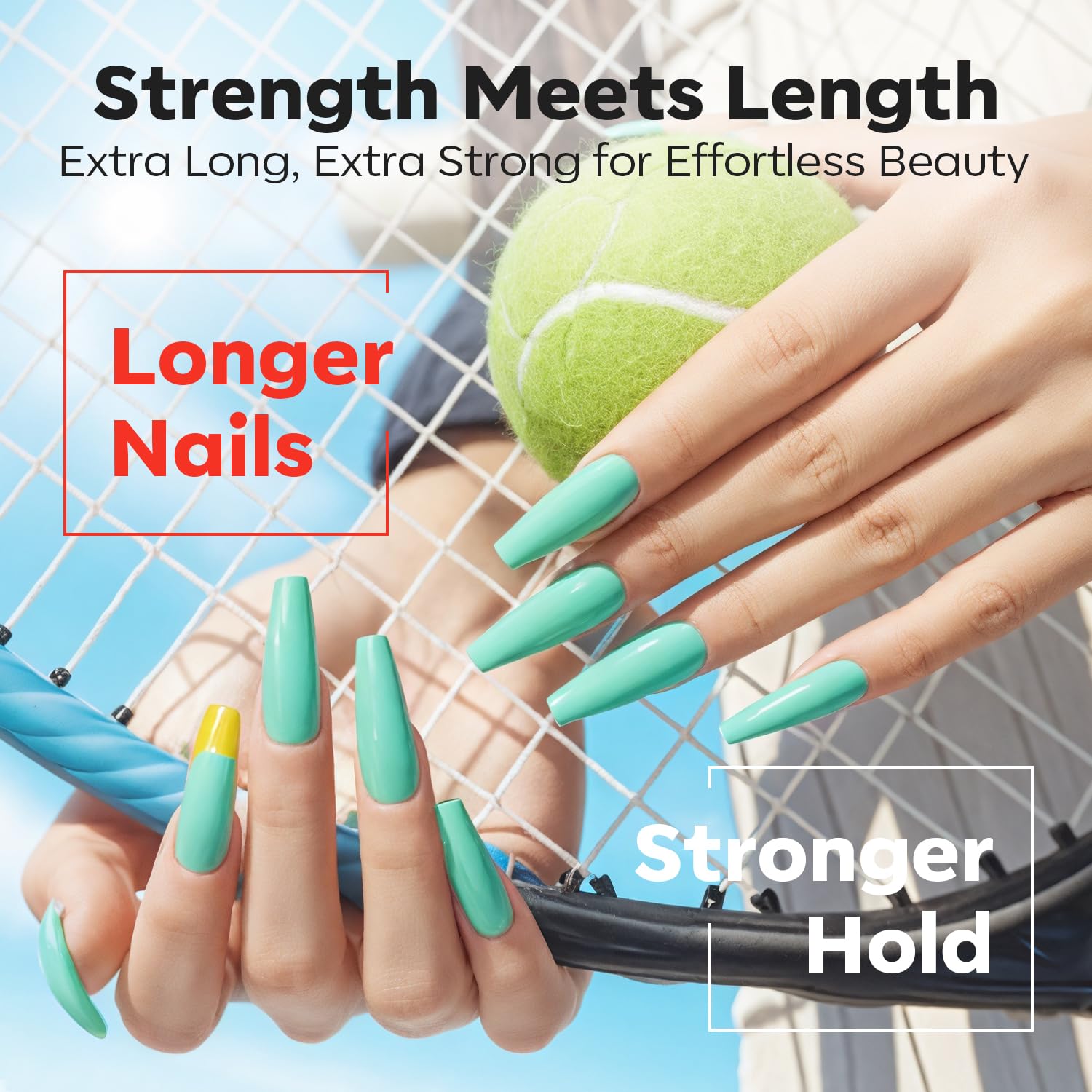 Modelones Nail Glue base-coat-use shows compatibility with gel base coats.