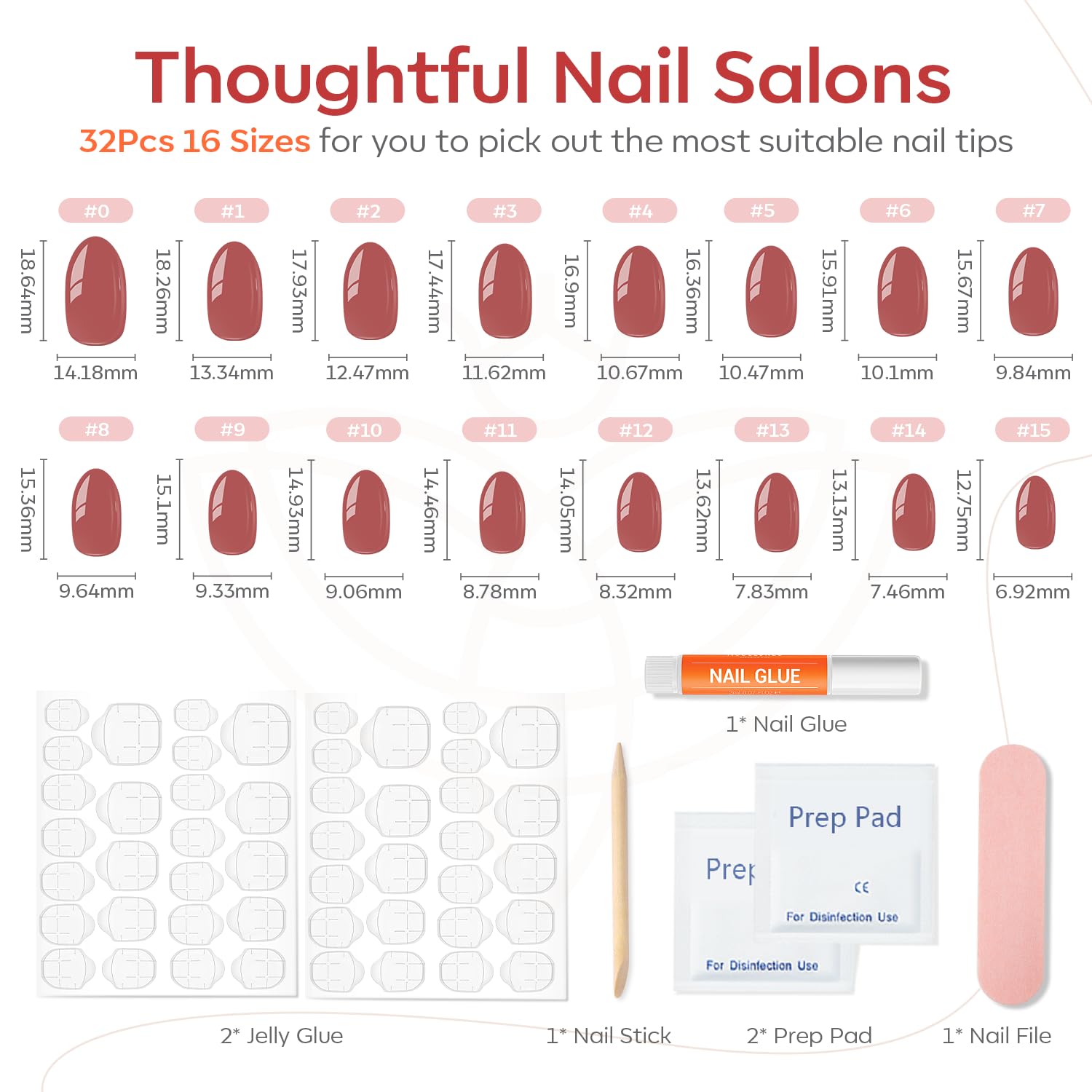 Modelones nail glue bottle for durable adhesion on press-on nails
