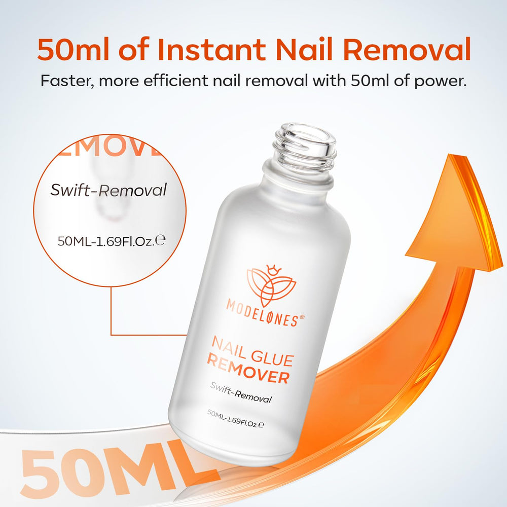 Modelones remover suitable for multiple uses including nail art and glue.