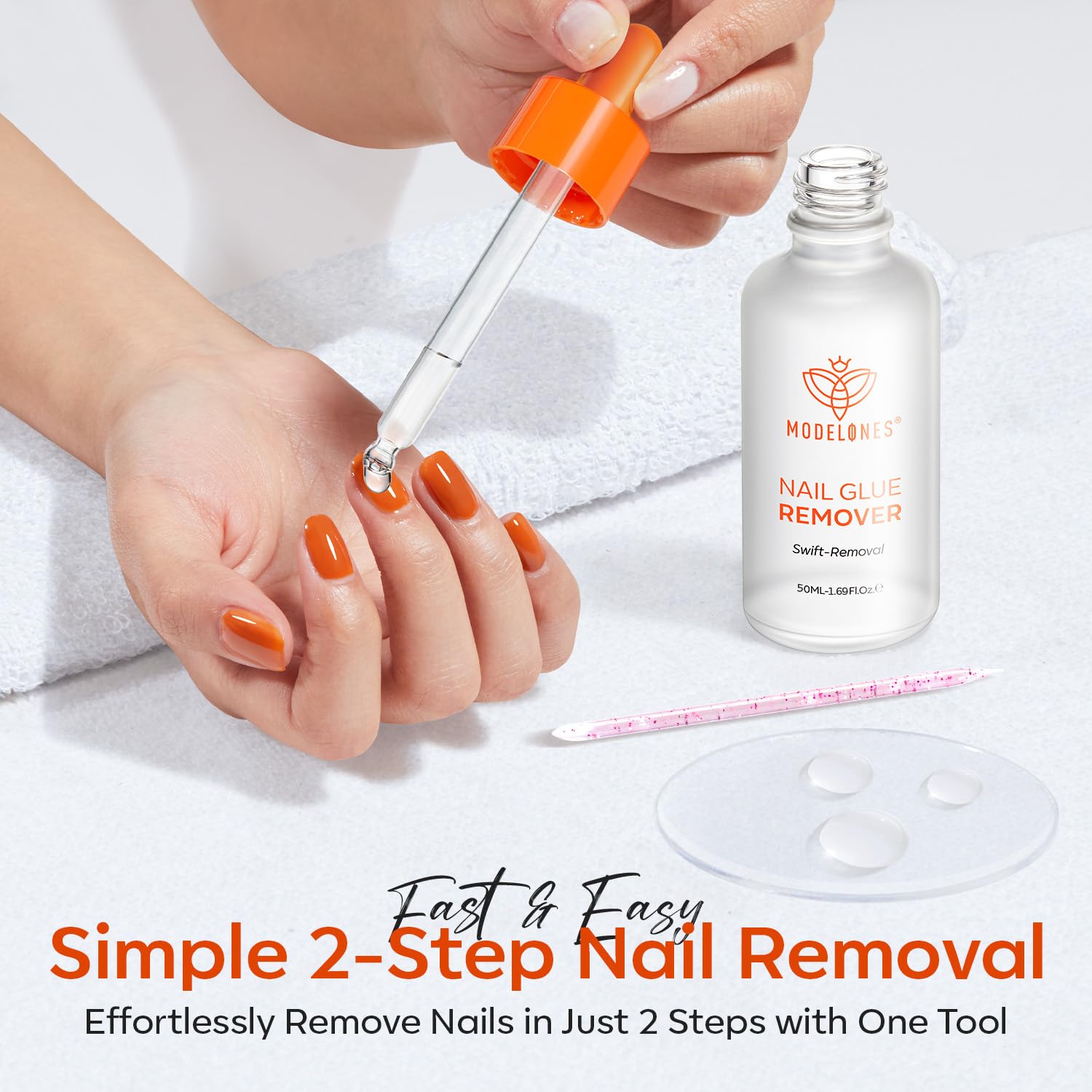 Modelones remover used to remove rhinestones and jelly glue on nails.