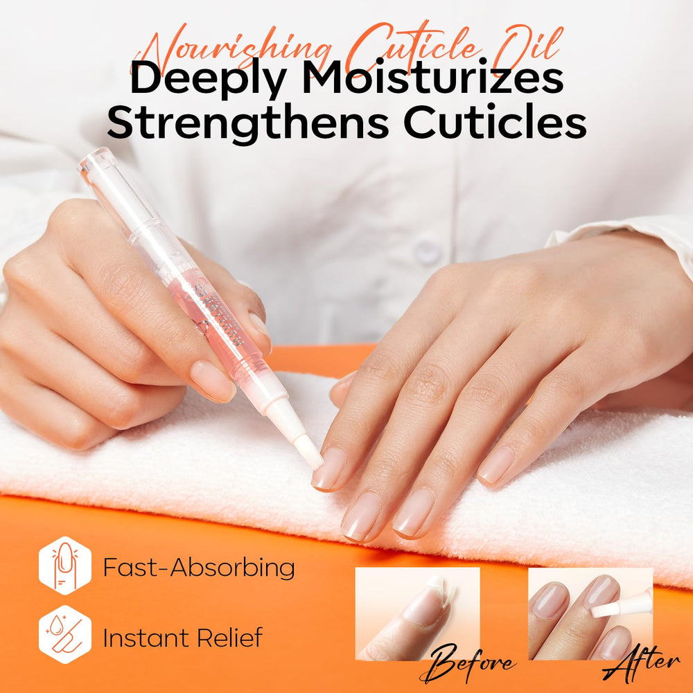 Modelones nail growth oil twist-up for convenient cuticle care