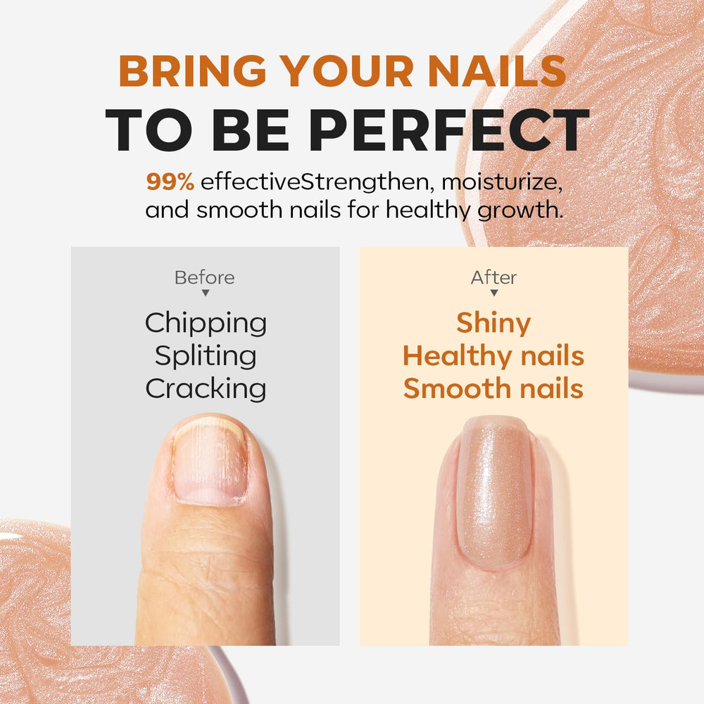 Modelones growth and strengthener provides long-lasting wear on damaged nails.