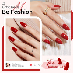 Modelones nail kit with glue and tabs enables fast, secure application.