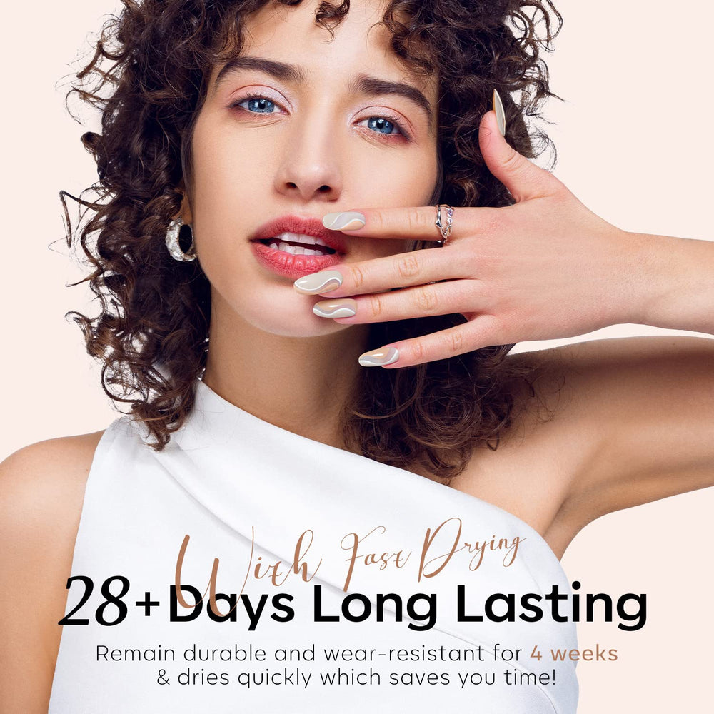 Bubble-free, peel-free wear up to 28 days with Modelones gel polish
