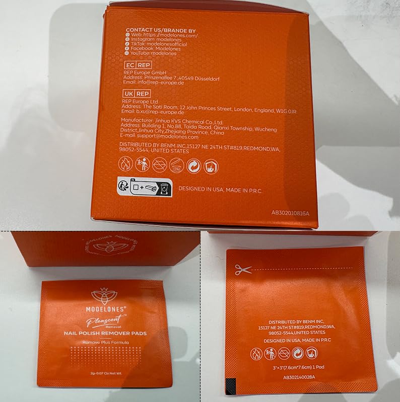 Modelones big-size pads cover more nails quickly with fewer wipes.