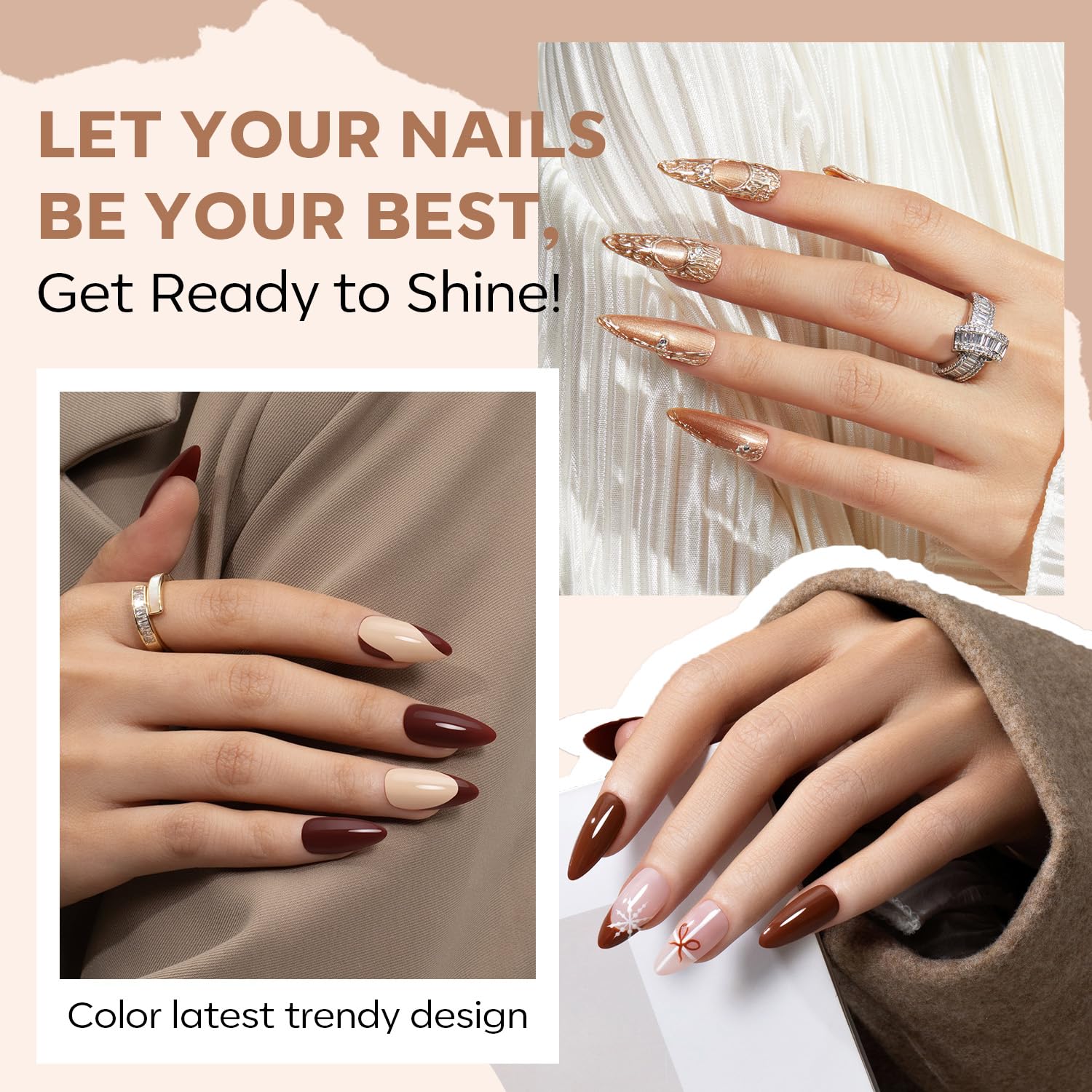 Modelones swatches display six-color palette for easy outfit coordination.
