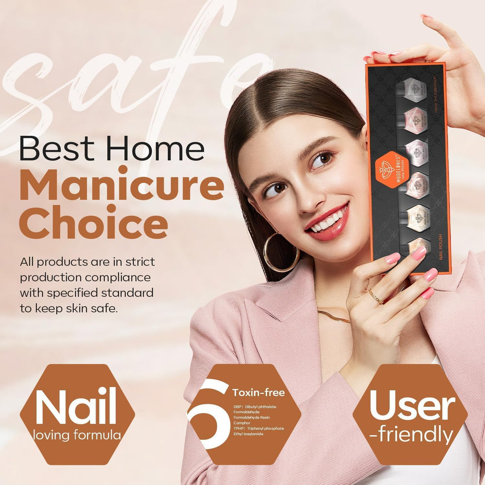 Modelones collection image showing versatile mini set for DIY nails.