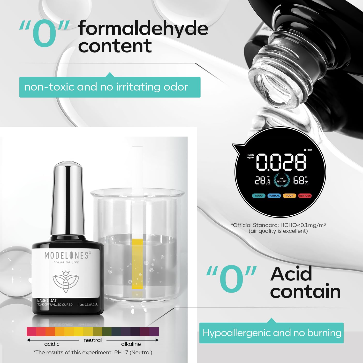 Modelones nail prep kit box showing four essential bottles for home use.