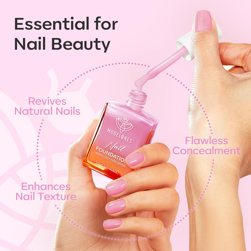 Modelones damaged nails image suggests potential nourishment and protection.