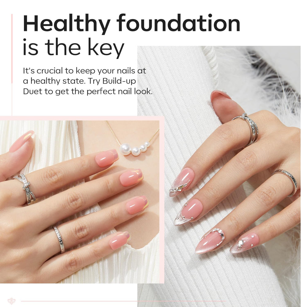 Modelones thickening gel helps nails feel stronger and more flexible.