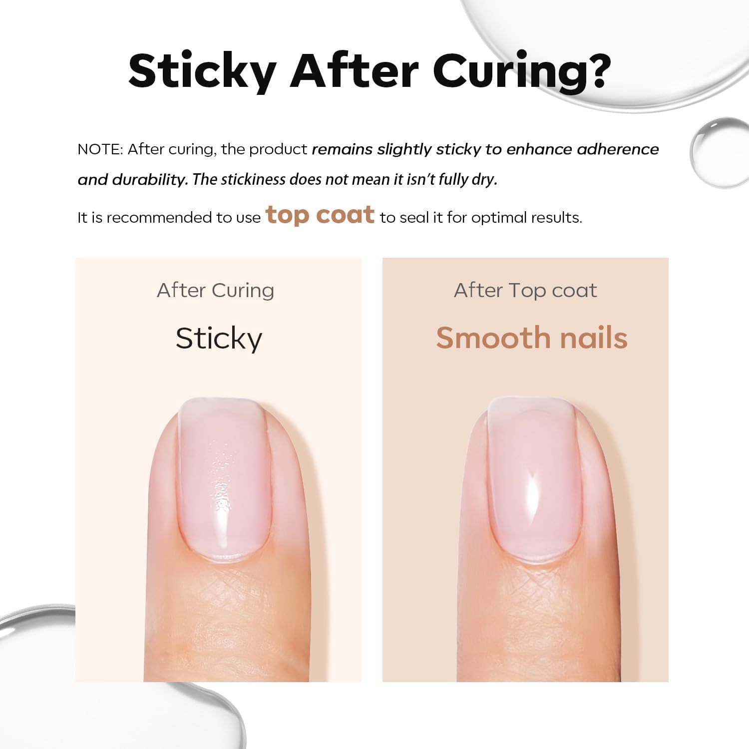 Modelones thickening overlays provide stronger, longer-looking nails.