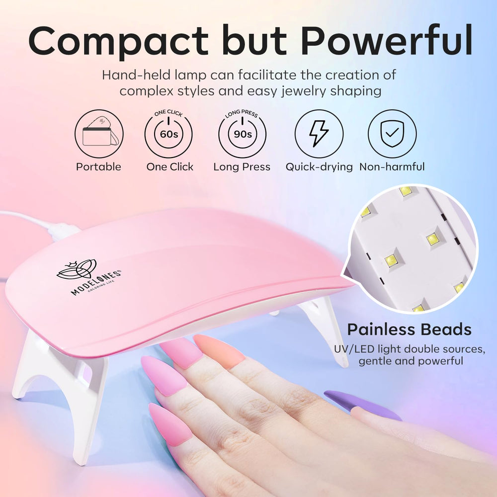 Modelones nail tips clips securing extensions with precision.