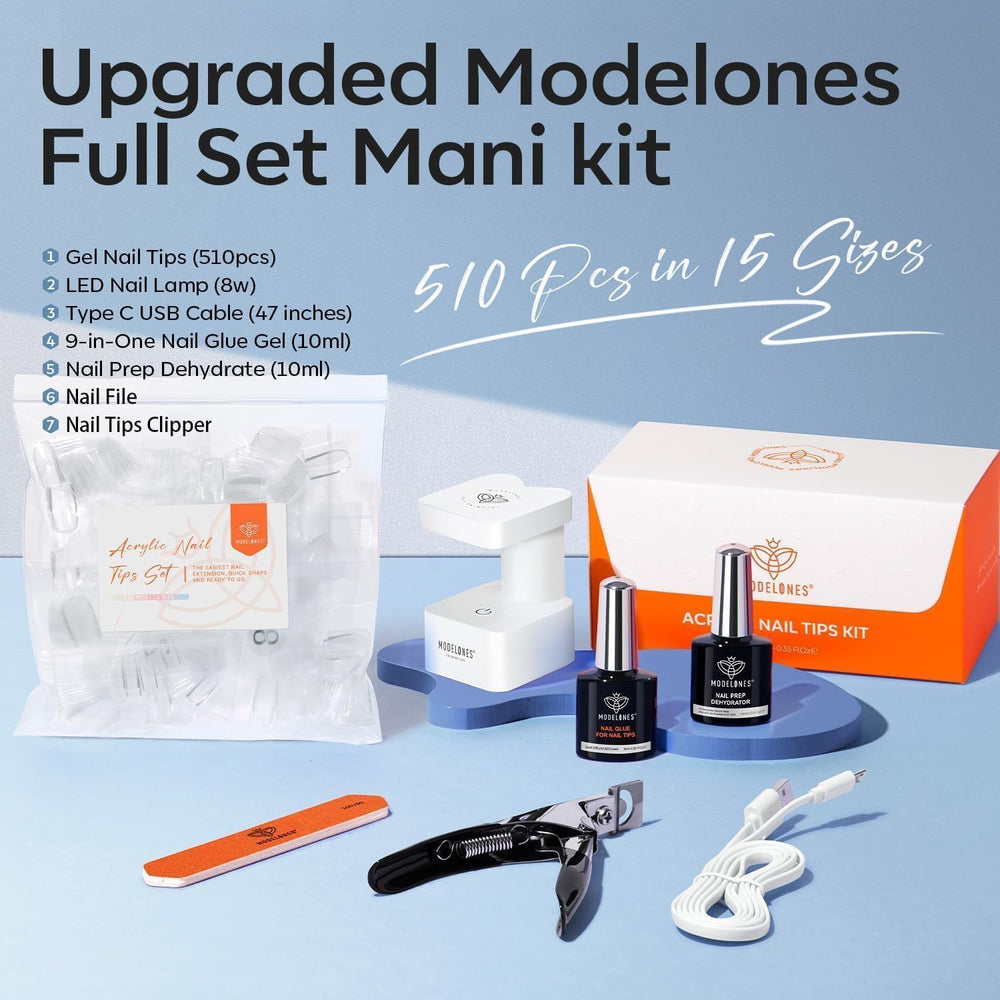 Modelones nail tips collection offering versatile extensions