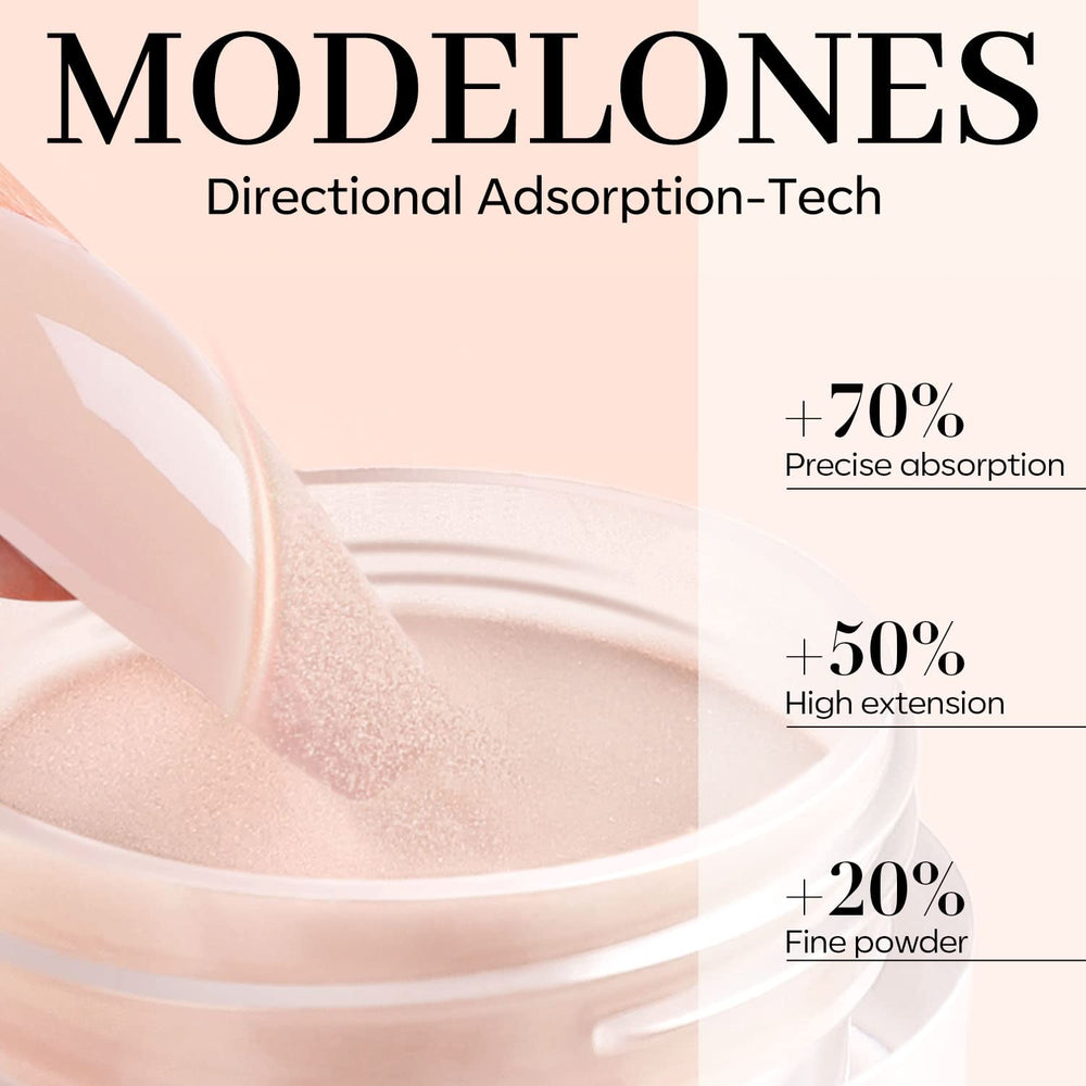 Modelones no-lamp curing dip powder speeds up at-home nail art.