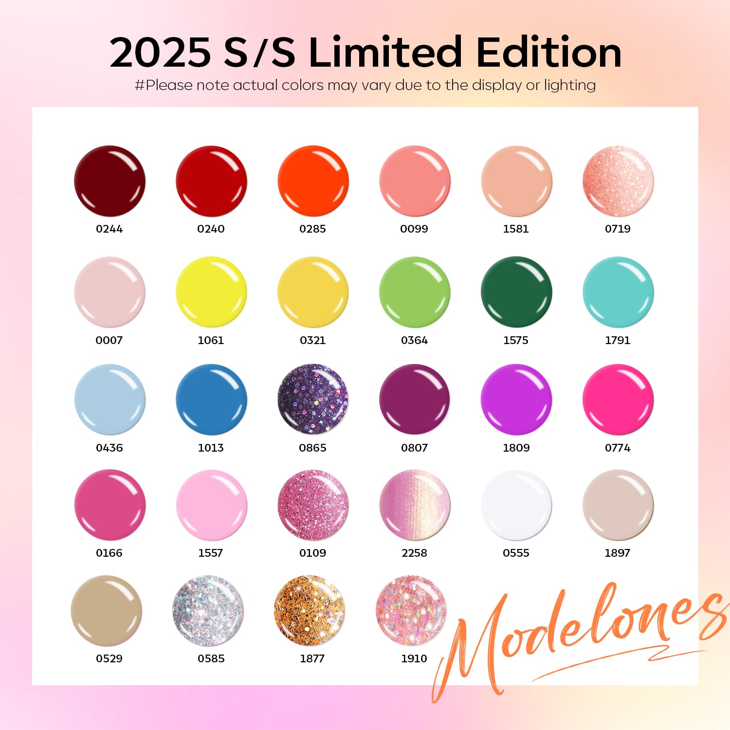 Modelones no-wipe base coat bottle shown for smooth color application at home