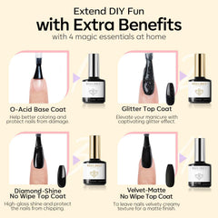 Modelones no-wipe base coat boosts easy, smooth gel polish application