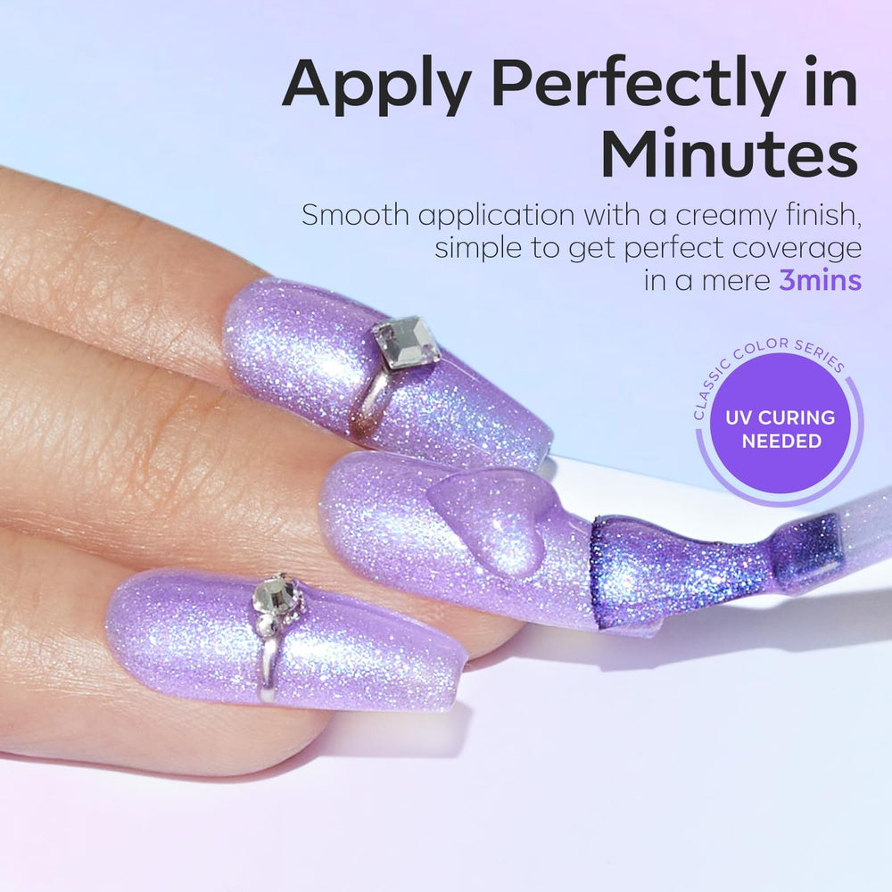 Modelones non-toxic, low-odor formula suitable for at‑home manicures.