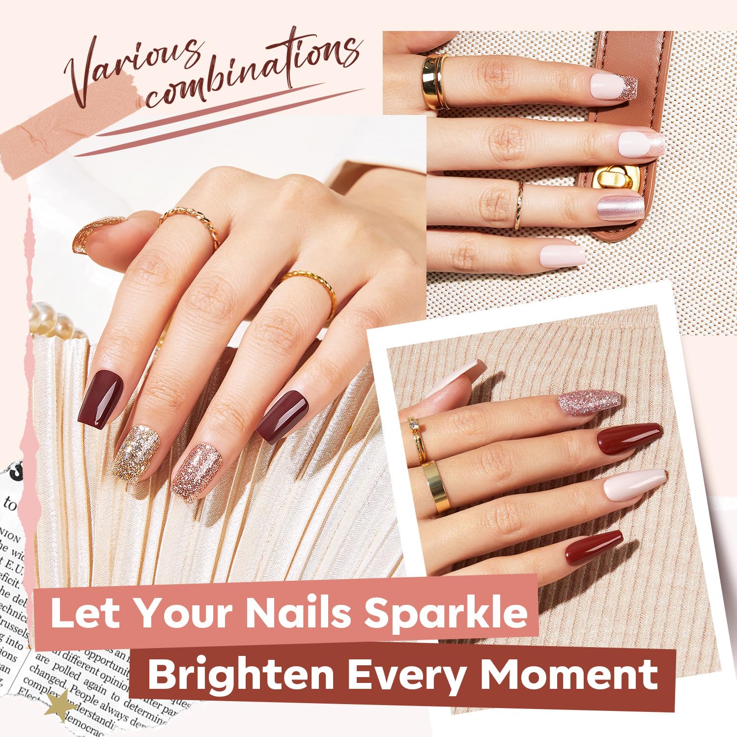 Modelones nude brown shade close-up, perfect for natural manicures