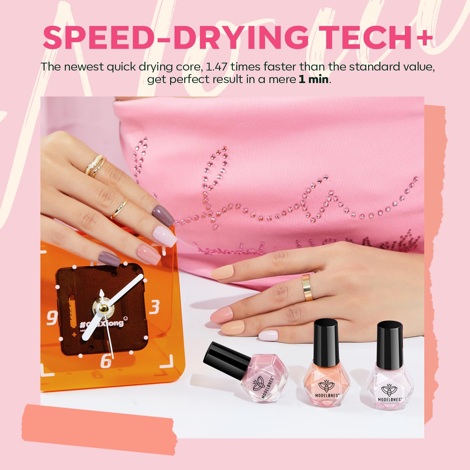 Modelones Nude Nail Polish Set gift-ready packaging for holidays and celebrations