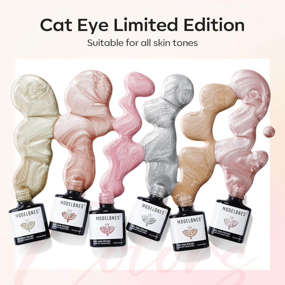 Modelones nude pink gel polish close-up shows chic everyday manicure possibilities.
