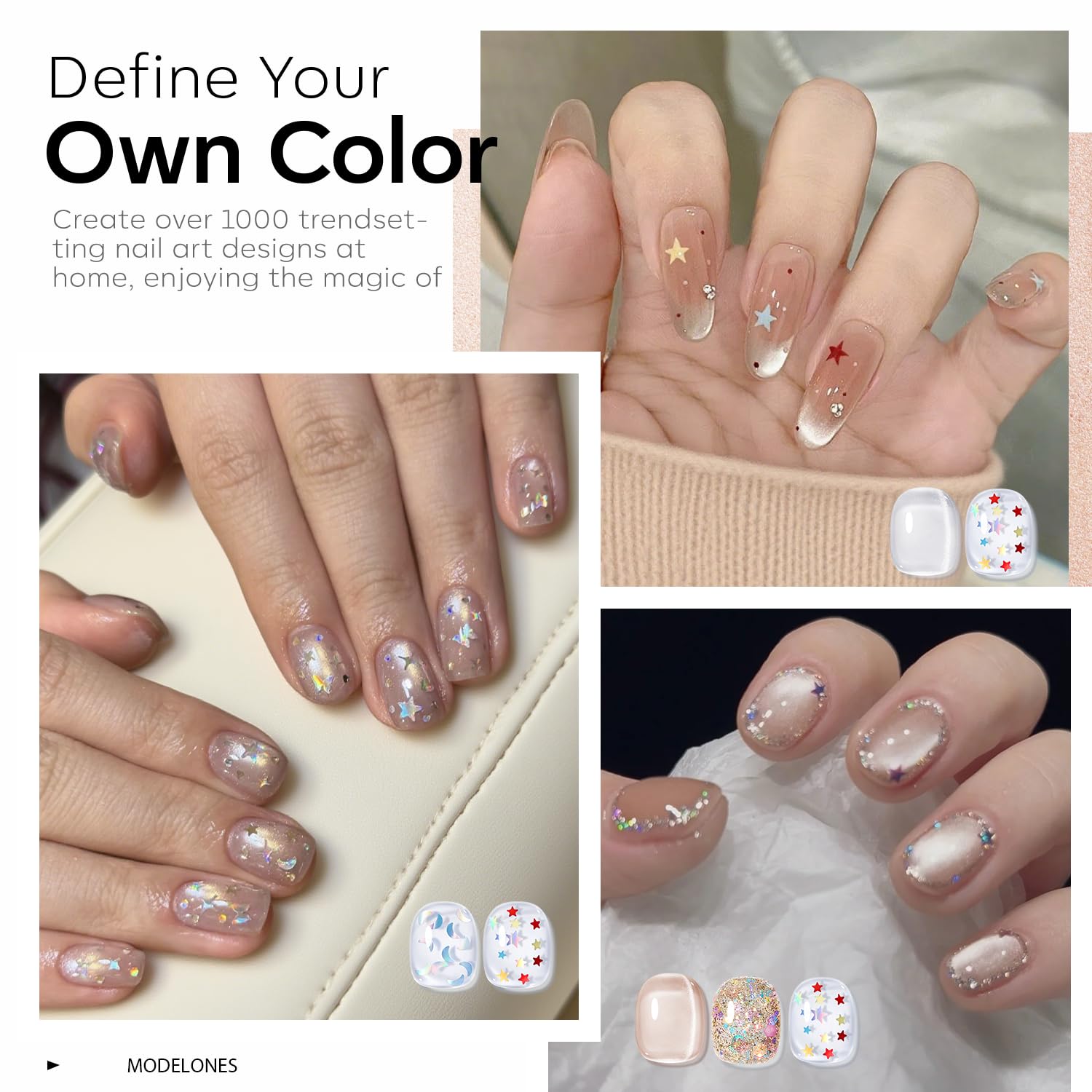 Modelones ornament glitter collection with dried flowers for sparkle