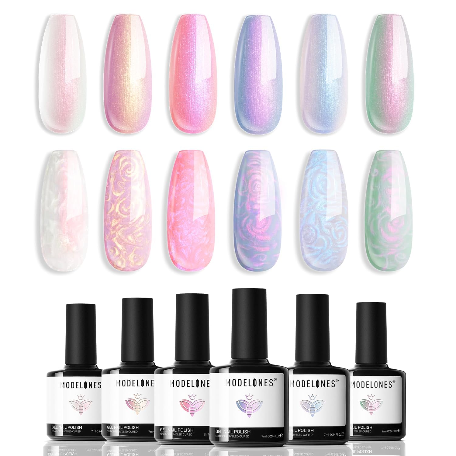 LED gel curing at home with Modelones for salon-like shine.