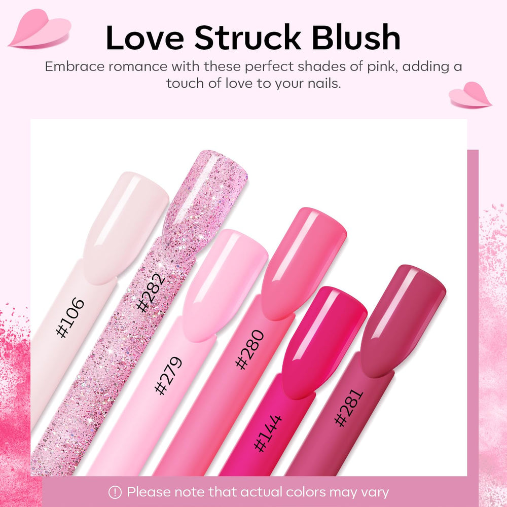 Modelones pink acrylic powder close-up shows fine pigment for vibrant nail art.