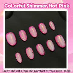 Modelones pink gel polish gift box ready for gifting.