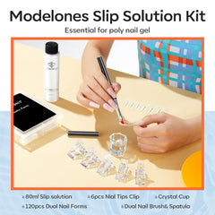 Modelones 120 dual nail forms in 12 sizes for a precise fit across fingers.