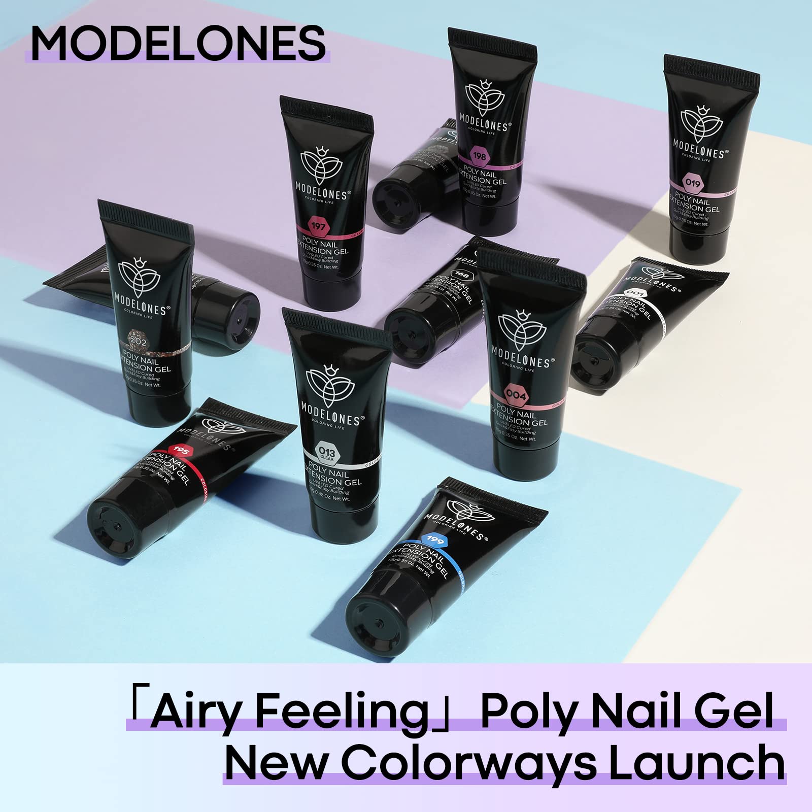 modelones poly nail extension kit beginner-friendly instructions aid home manicures