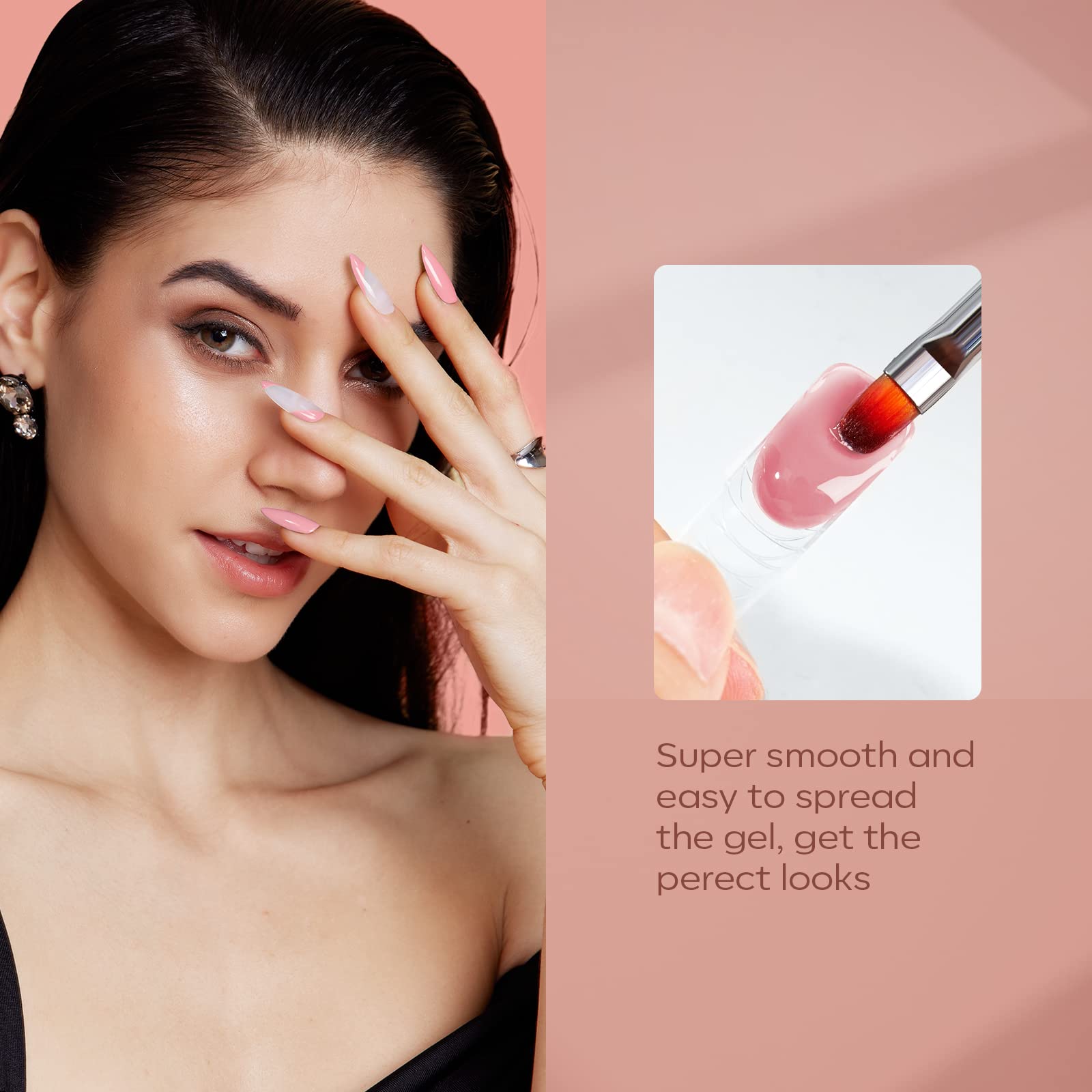 Modelones poly nail gel ingredients indicate toxin-free botanical formula.
