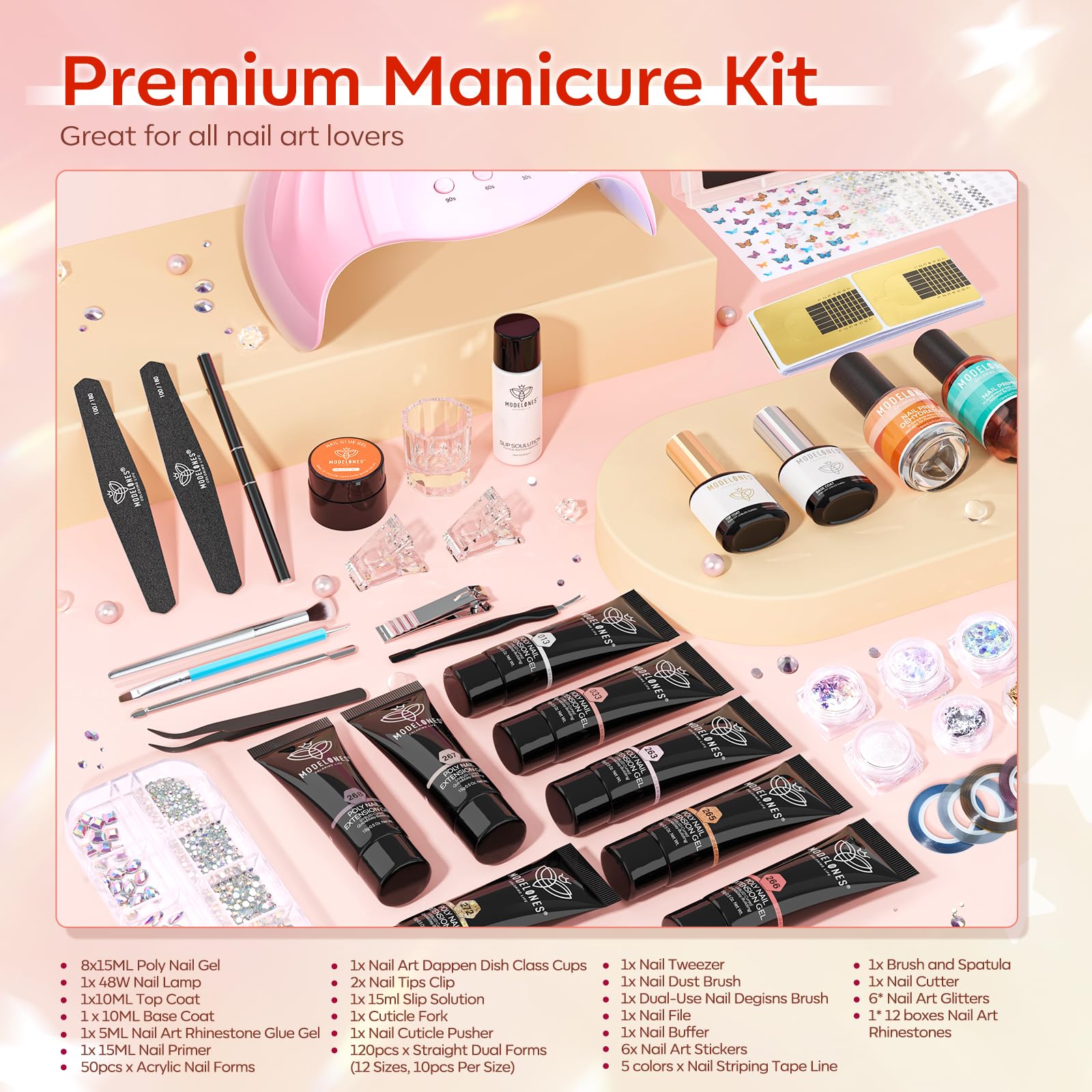 Modelones complete manicure tools for professional results at home