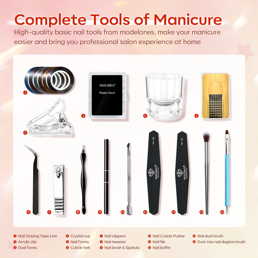 Modelones nail art tapes and stickers for precise detailing