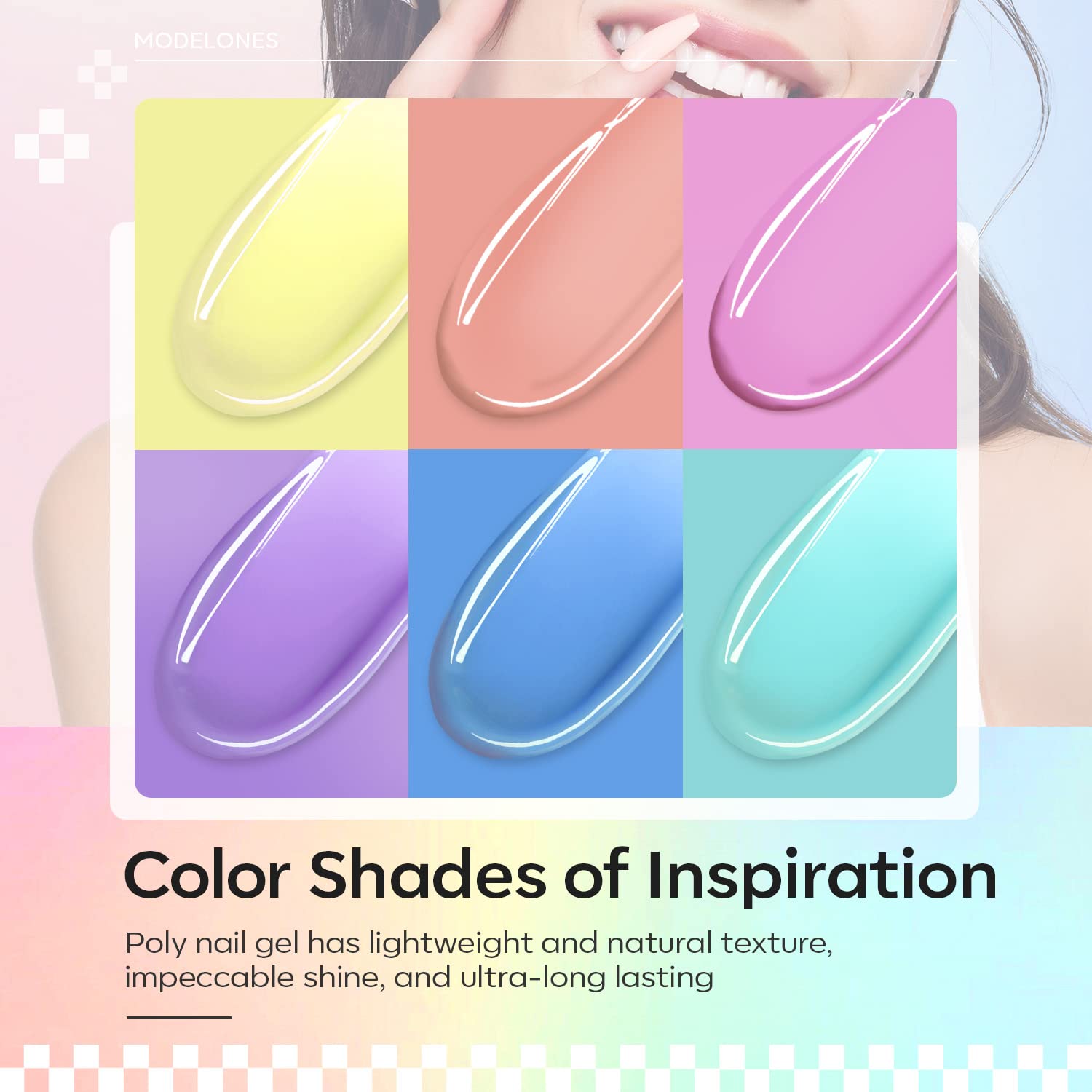 Modelones portable nail kit case for on-the-go manicures.