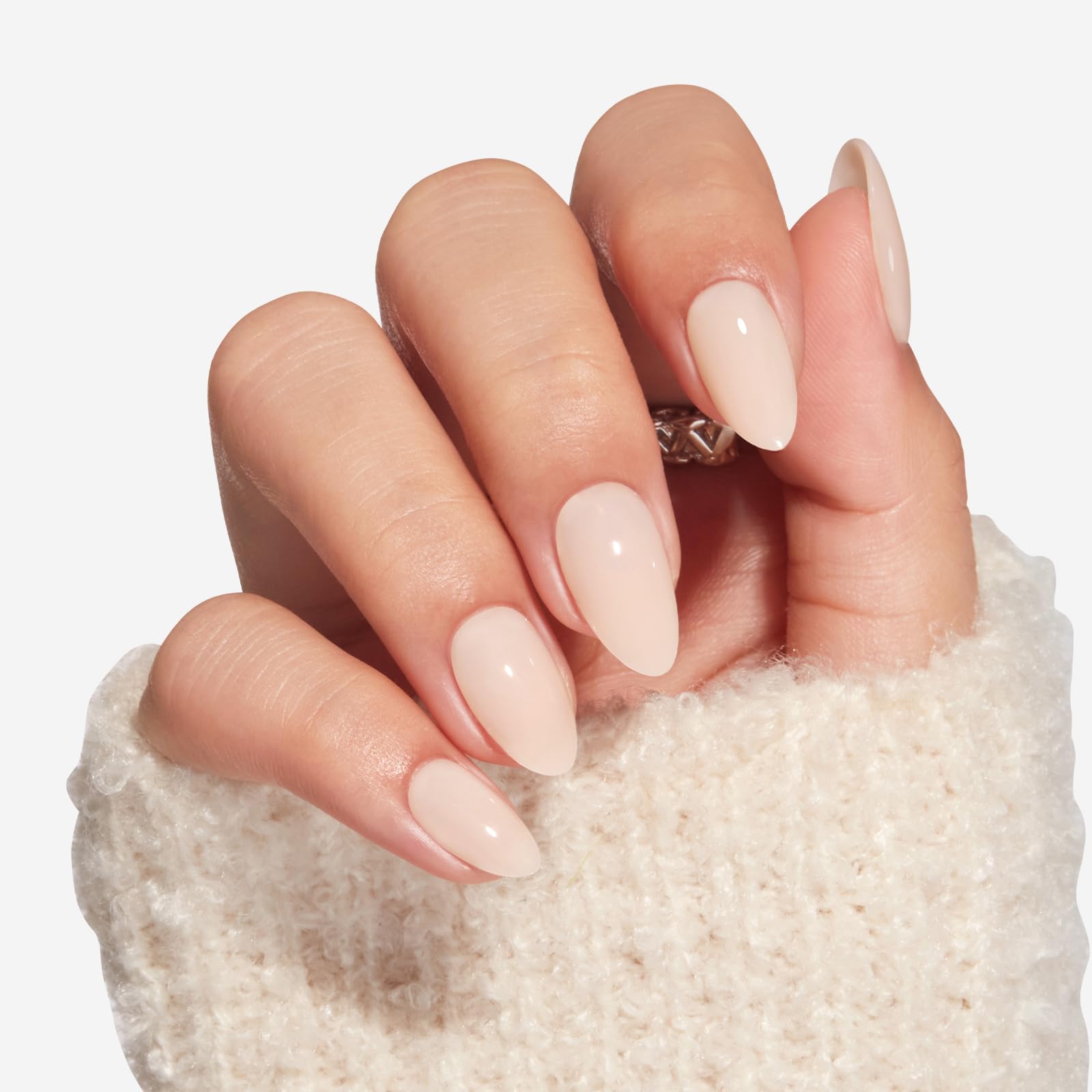 Modelones press-on nails kit contents with glue tabs for quick adhesion.