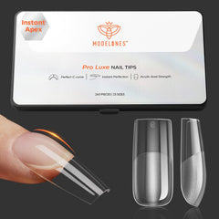 modelones Pro Luxe apex tips close-up for quick, flawless extensions